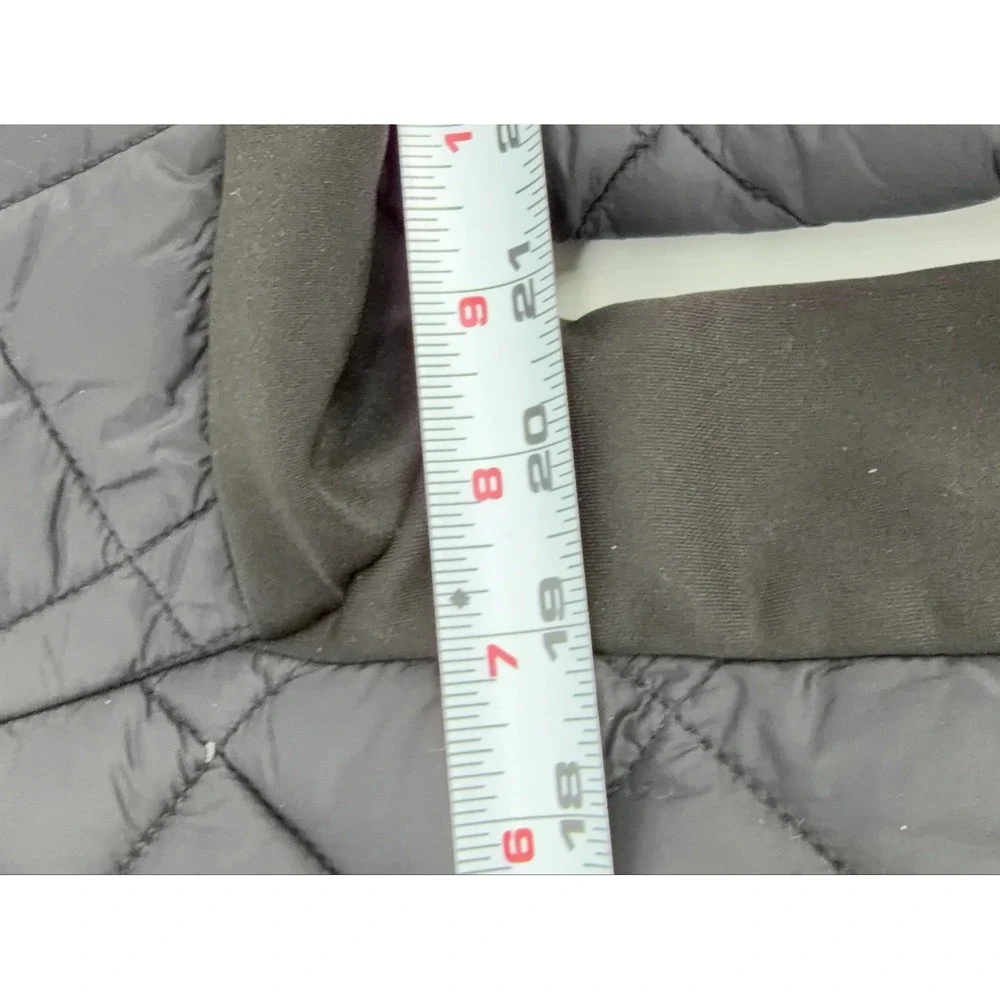ROUGEMONT Hybrid Insul Jacket 19547-995-3 Black M Quilted Thumbhole Cuffs Logo